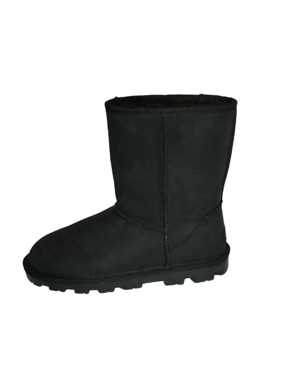 New! UGG Essential Short Shearling Wool Lined Leather Boot Size 7 1111513 DD28